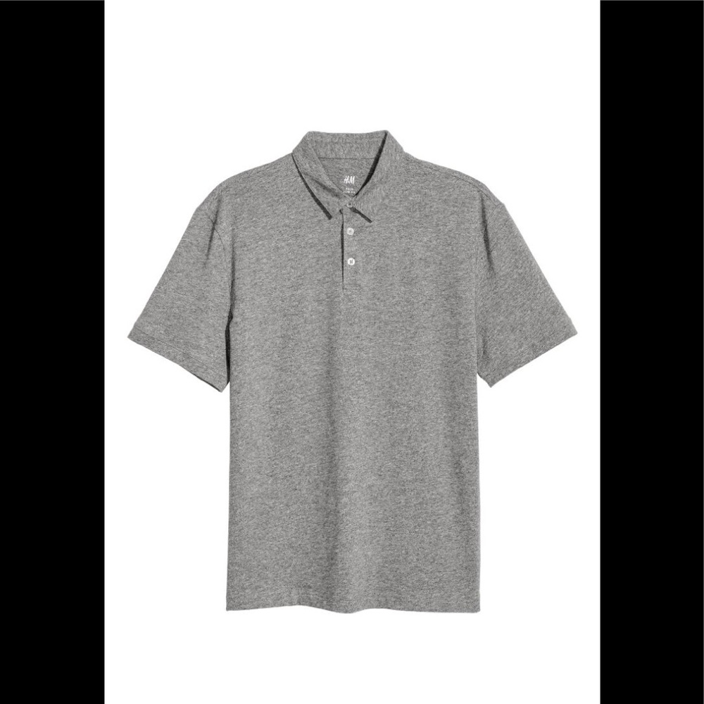 H&M Men Grey Polo Shirt Size Small